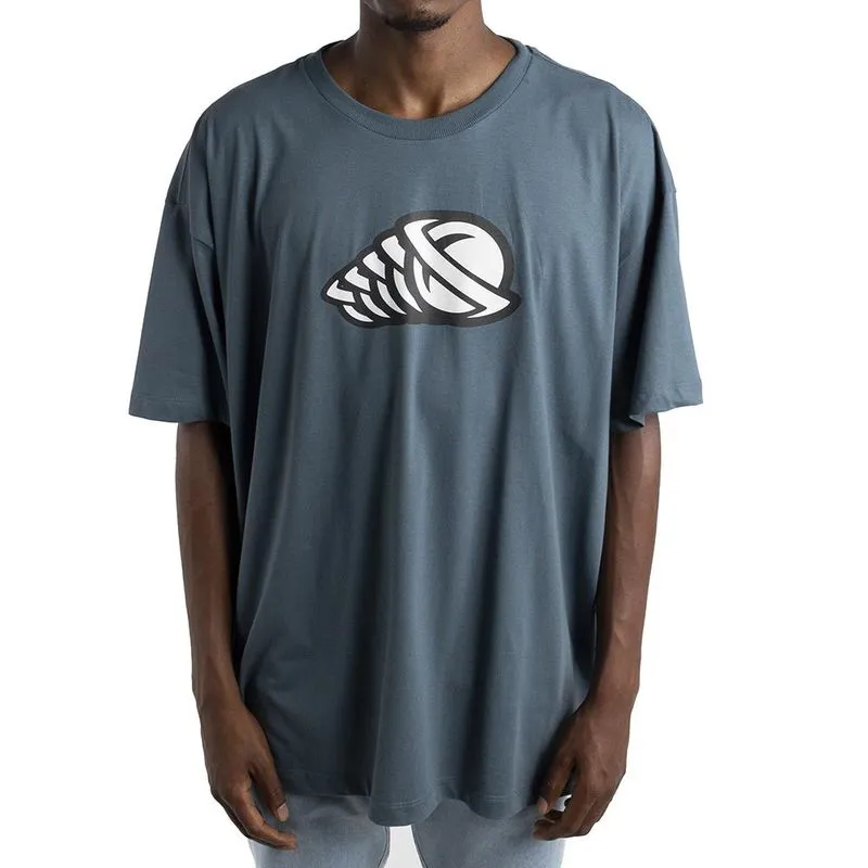 Camiseta Lost Repeat Saturn Oversize SM24 Verde Ardosia 3G / verde