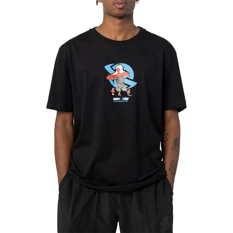 Camiseta Lost Angry Smurf WT24 Masculina Preto P / preto