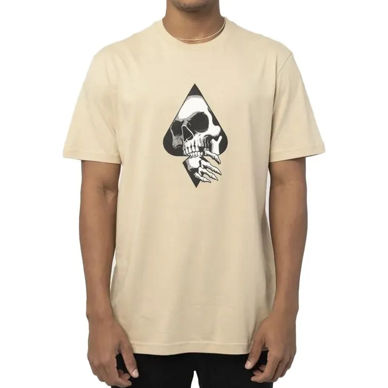 Camiseta MCD Caveira Espada SM24 Masculina Bege Arena GG / bege