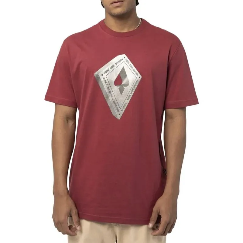 Camiseta MCD Pipa Cromo SM24 Masculina Vinho Habanero P / vermeho