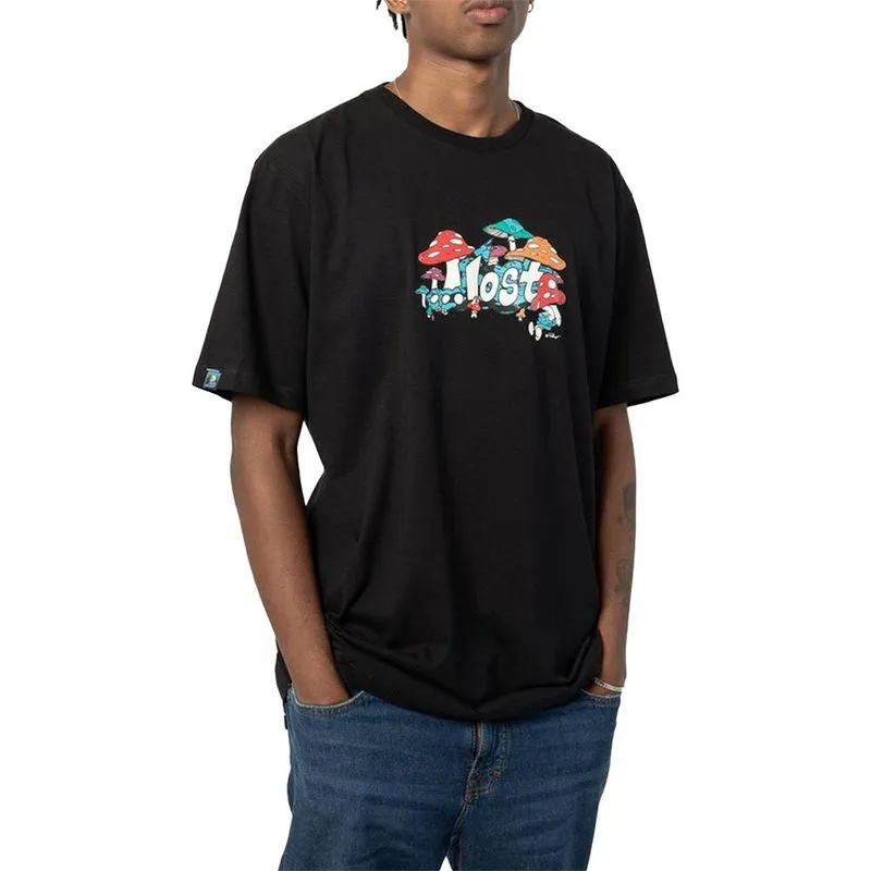 Camiseta Lost Mushroom Smurfs WT24 Masculina Preto M / preto