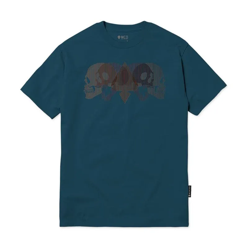 Camiseta MCD Skull Relevo WT24 Masculina Azul Deep P / azul