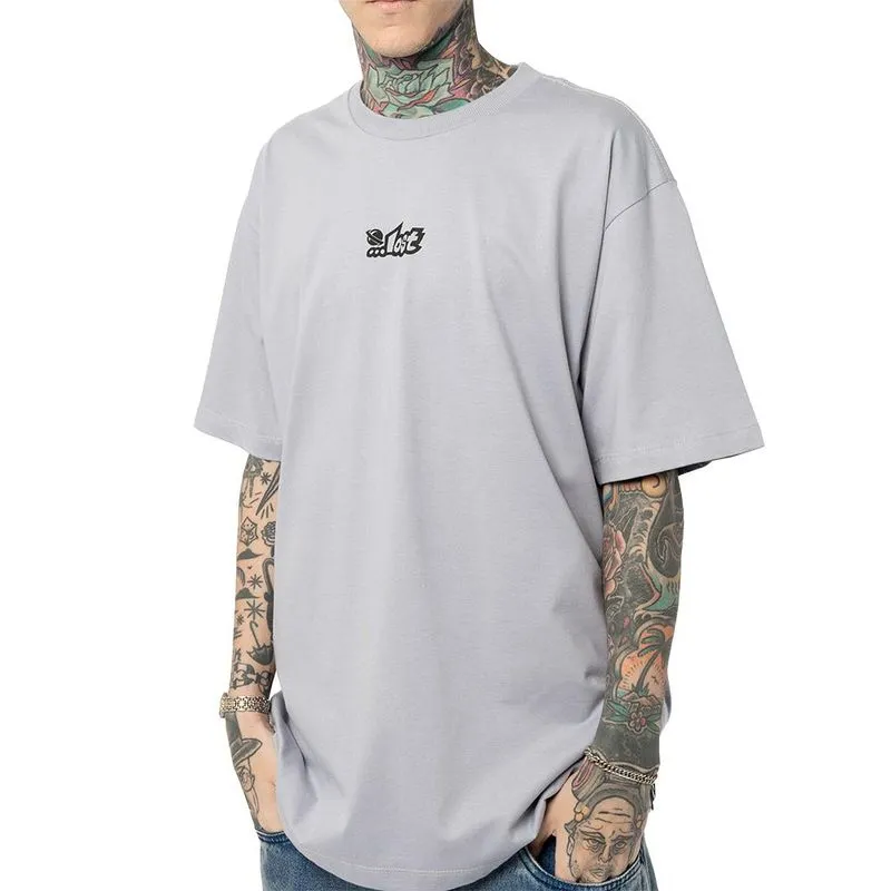 Camiseta Lost Lost Saturn WT24 Masculina Cinza Claro G / cinza