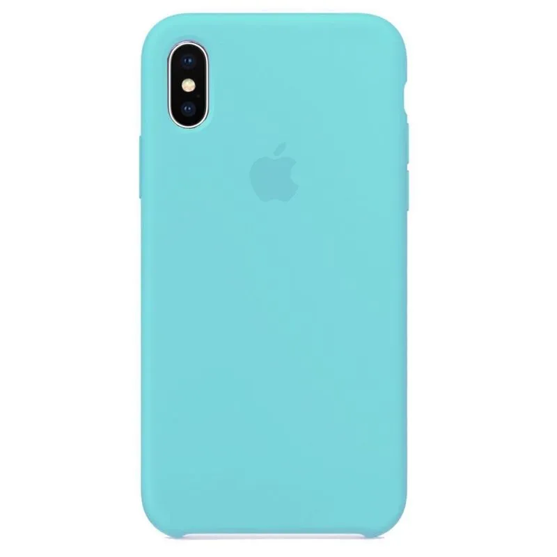 Capinha Capa Silicone Iphone Xr - Azul-Claro
