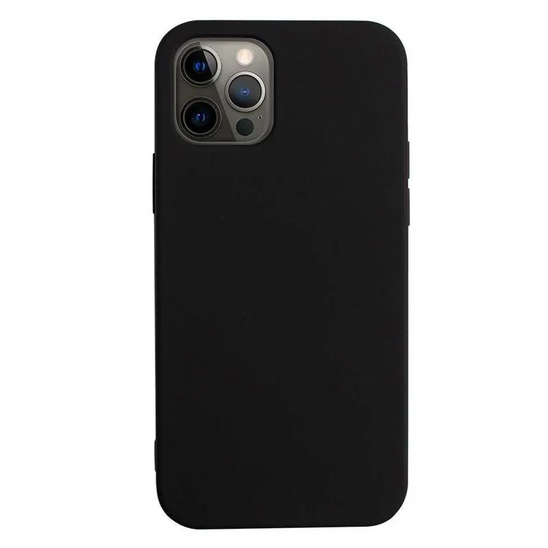 Capinha Capa Silicone Iphone 12/12 Pro - Preto