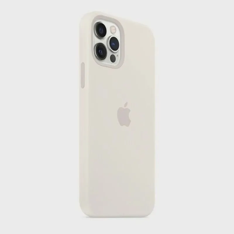 Capinha Capa Silicone Iphone 12/12 Pro - Branco