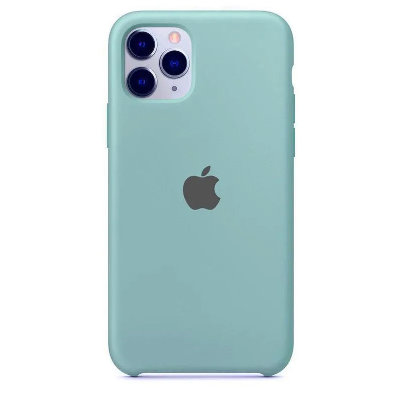 Capinha Capa Silicone Iphone 12/12 Pro - Verde-Água