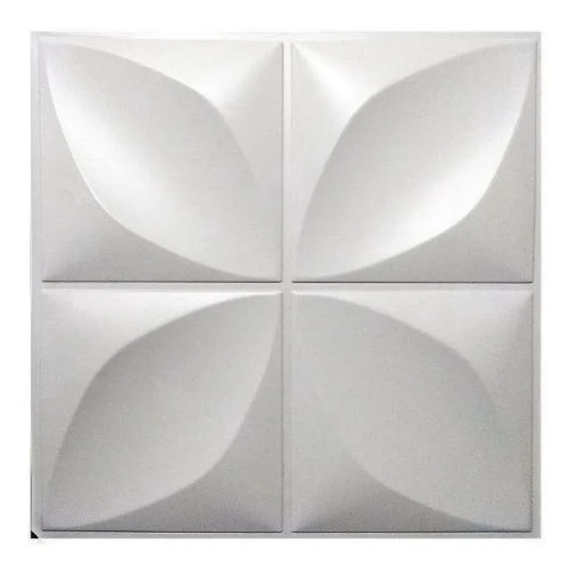 Kit 15 Placas Pvc 3D Revestimento De Parede Petalas 25 Cm