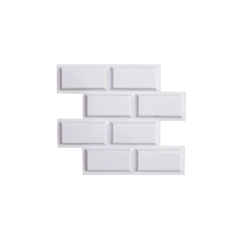 Kit 20 Placas Pvc 3D Revestimento De Parede Tijolinho 25 Cm
