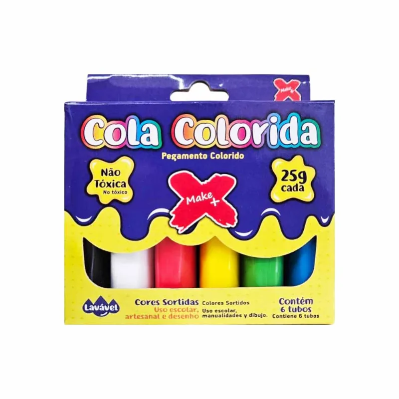 Cola Colorida 25g 1541 Make+ - 6UN