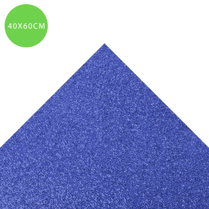 TNT Glitter 40x60cm Azul Escuro 14888 Make+ - 5FL