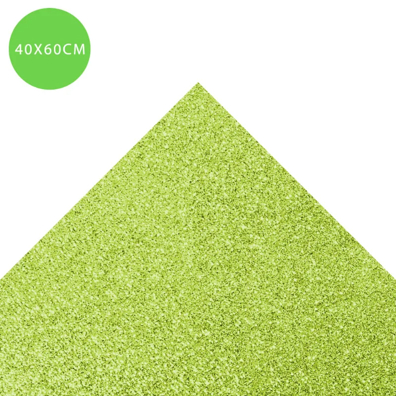 TNT Glitter 40x60cm Verde Claro 14890 Make+ - 5FL