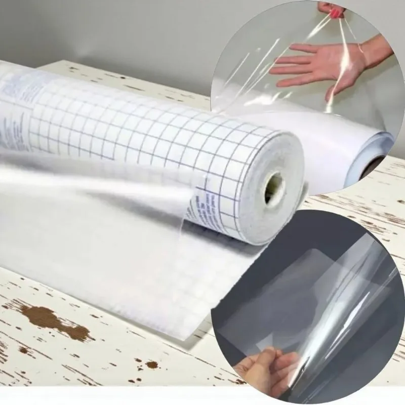 Papel Adesivo Cristal De Contato 60 Micras 45x25 Mts
