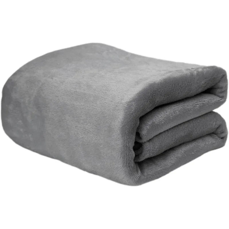 Manta Casal Microfibra 3100 180x220cm Cinza Escuro