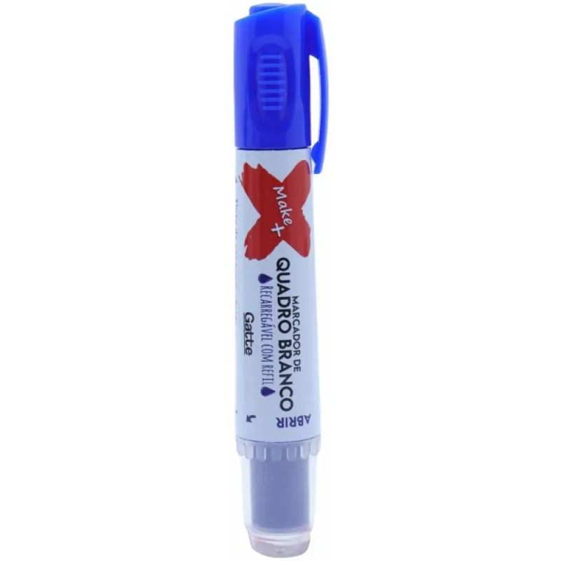 Pincel Quadro Branco QB Recarregavel C/REFIL Azul CX.C/12