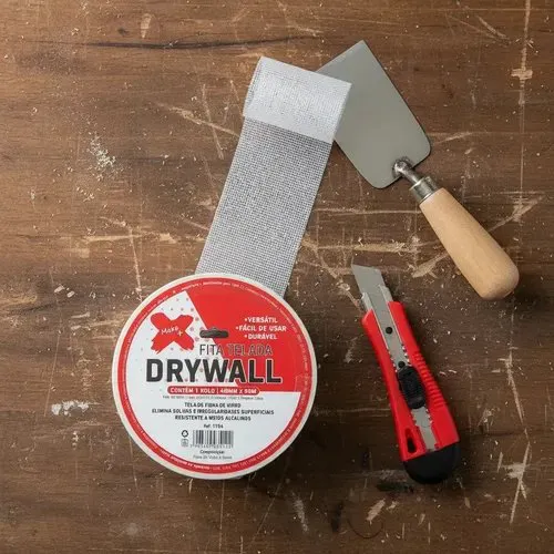 Fita Telada para Drywall 48mm 90mt Make+ - Lm Bricolagem e Construção