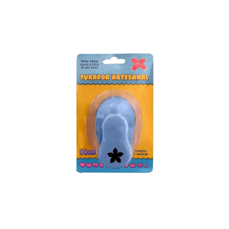 Furador de EVA Make+ 16mm Flor 5 Petalas