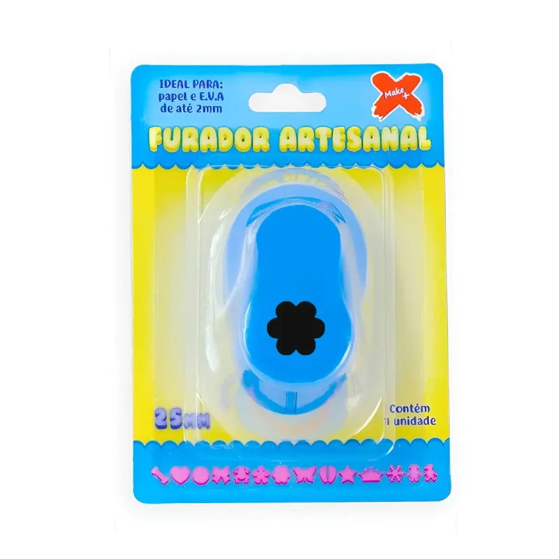 Furador de EVA Make+ 25mm Flor 6 Petalas