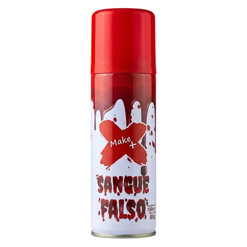 Spray Sangue Falso 150ml para Maquiagem Artística, Halloween e Efeitos Especiais