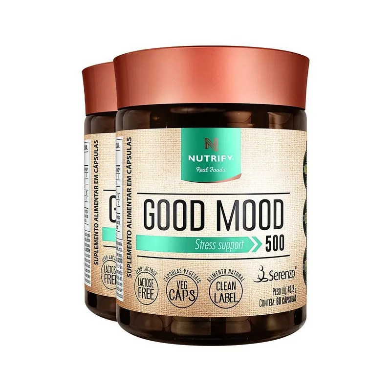 Kit 2 Triptofano Good Mood Nutrify 60 Cápsulas