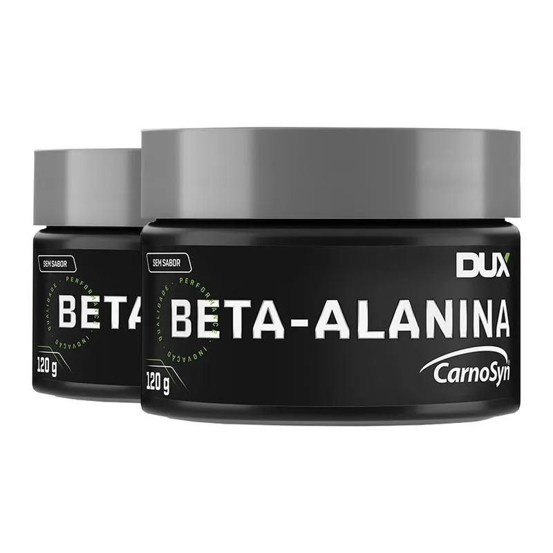 Kit 2 Beta Alanina Dux Sem Sabor 120g