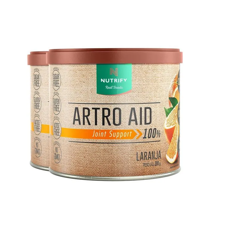 Kit 2 Artro Aid Colágeno Tipo 2 Nutrify 200g