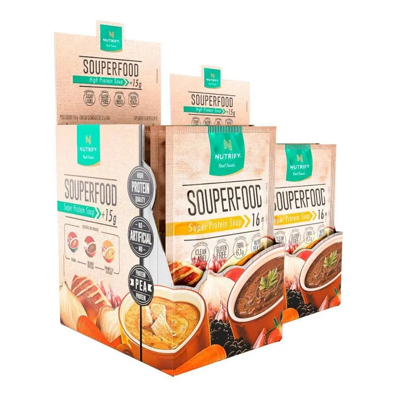 Kit 2proteína Vegana Frango De Legumes Nutrify 10und