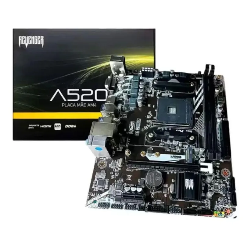 Placa Mãe A520 Am4 Revenger