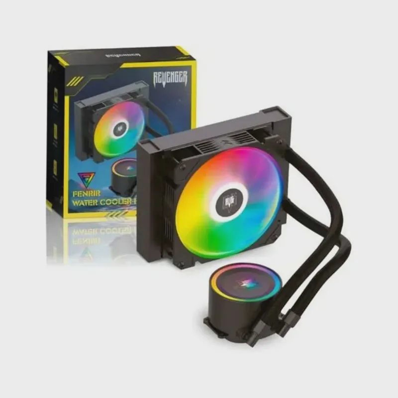 Water Cooler rgb fenrir para Processador Intel amd 120mm revenger - G-VR120