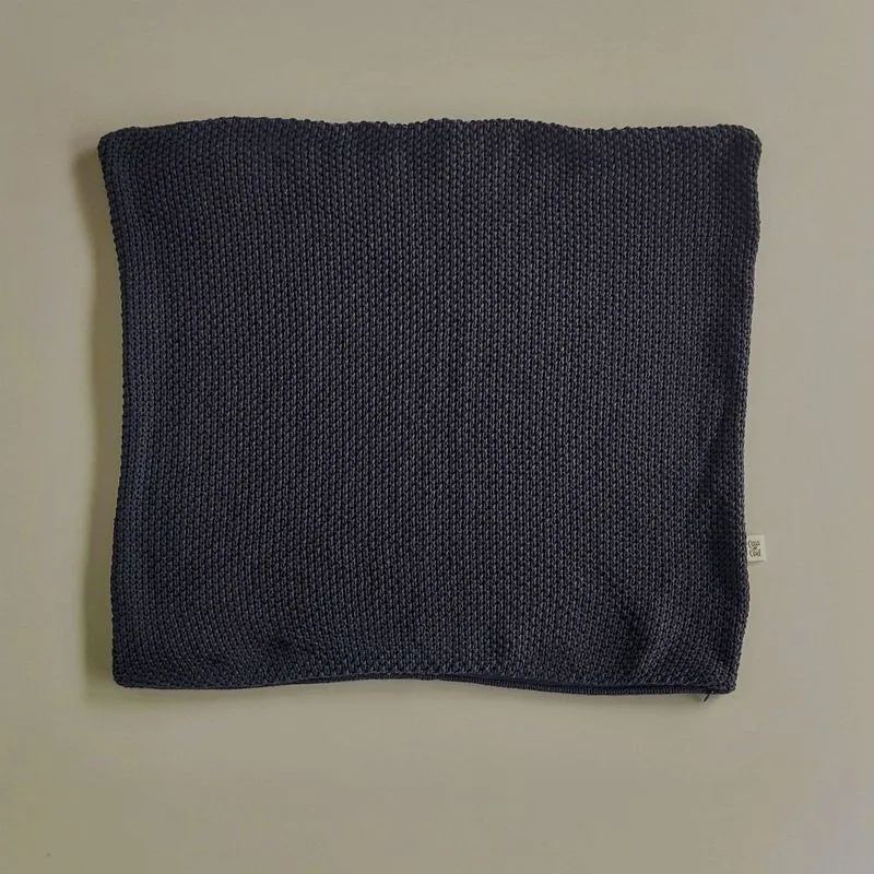 Almofada Valentina Azul Petroleo 50x50cm Casa De Core Azul Petróleo