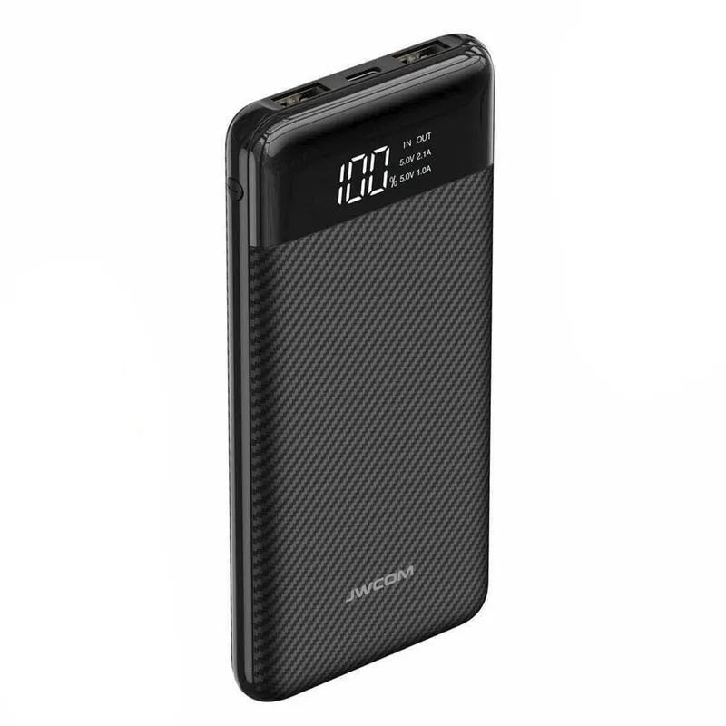Carregador Portatil Power Bank 10000mah Bateria - Preto