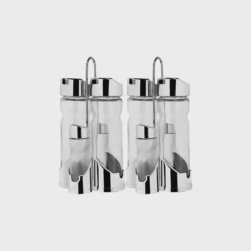 Galheteiro Verona 4 Peças Suporte 2pçs 150ml e 2pçs 180ml N1021U01 - Lehaví