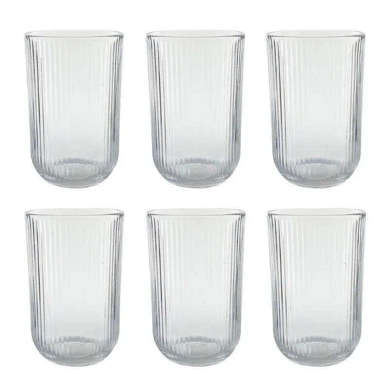 Jogo de Copos Versalhes 6 Peças 420ml em Vidro Lehavi