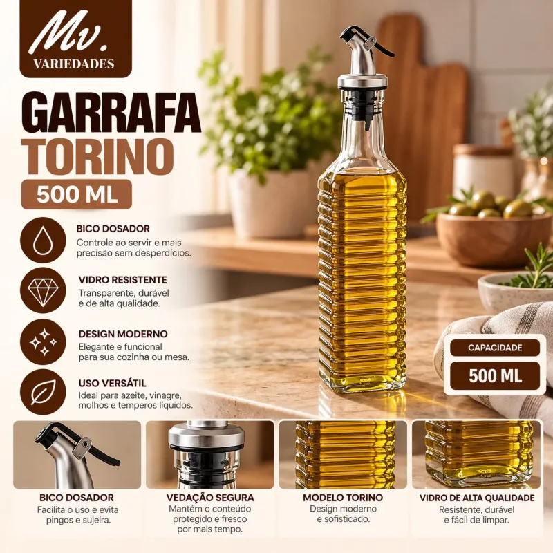 GALHETEIRO TORINO 500ML