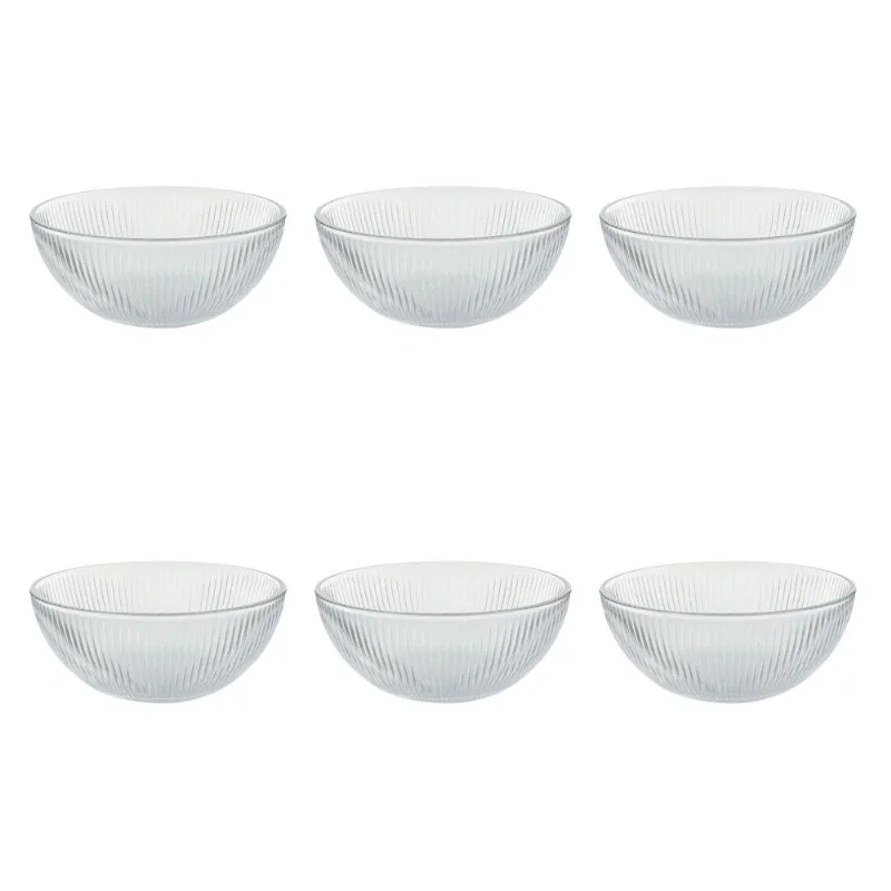 Jogo De Bowl Versalhes 6 Peças em Vidro Lehavi