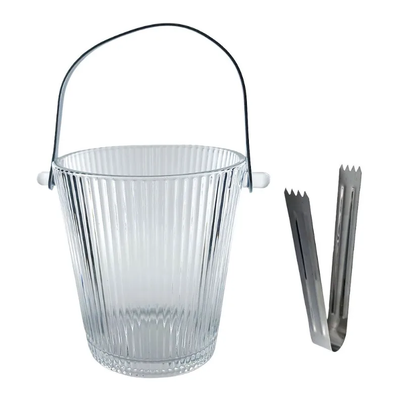 Balde de Gelo Versalhes C/ Pegador 1L em Vidro Lehavi