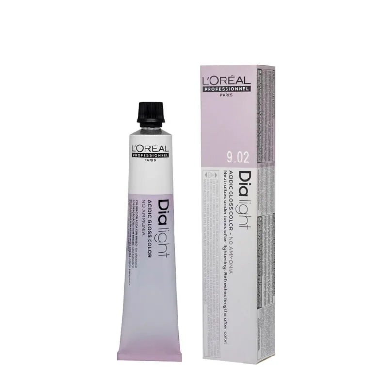Tonalizante L'Oréal Professionnel Dialight 50g 9.02 Louro Muito Claro Natural Irisado Milkshake 9.02 Louro Muito Claro