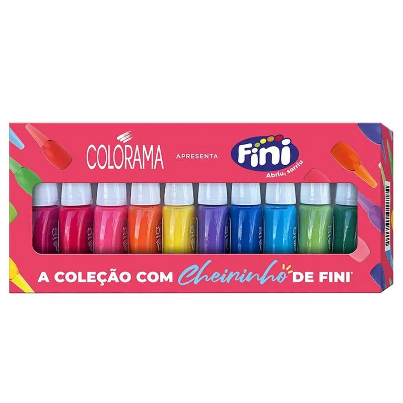 Esmalte Cremoso Colorama Coleção Fini – 10 Cores Kit