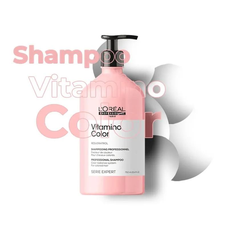 Shampoo L'Oréal Professionnel Serie Expert Vitamino Color 750 ml CX 6