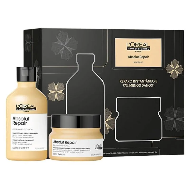 Kit Absolut Repair Shampoo e Máscara L'Oréal Professionnel