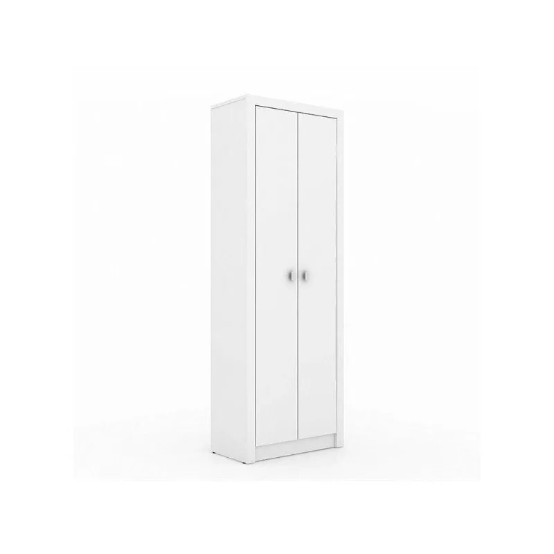 Armário Alto para Escritório 2 Portas Branco Tecno Mobili