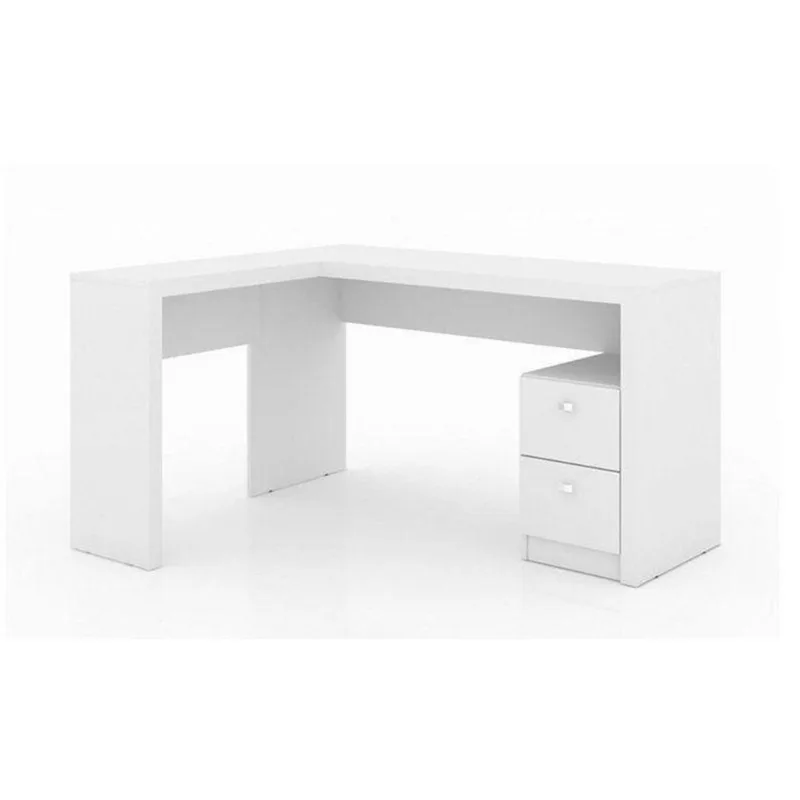 Mesa Para Home Office com 02 Gavetas Me4129 Branco