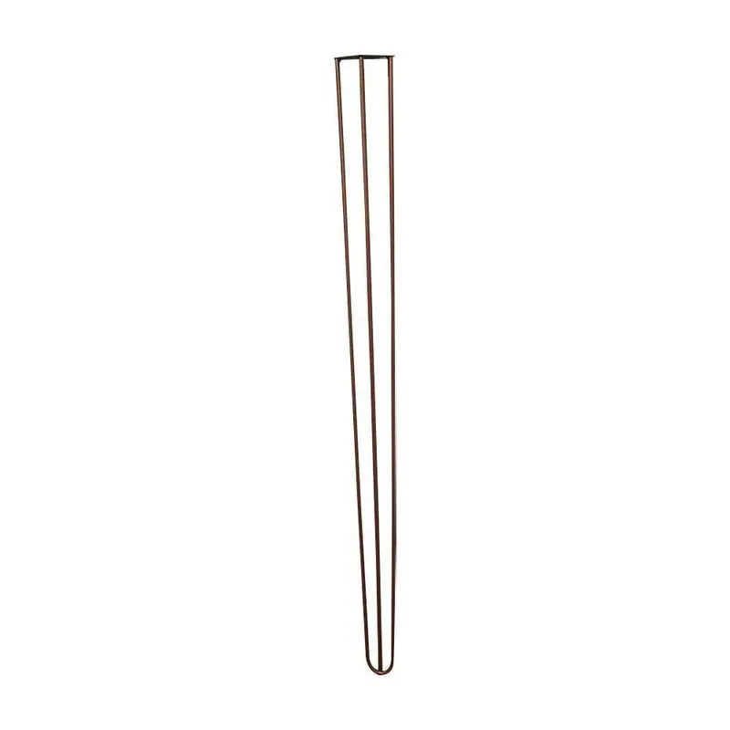 Pé De Metal 90 Cm Aparador E Mesa De Canto Bronze