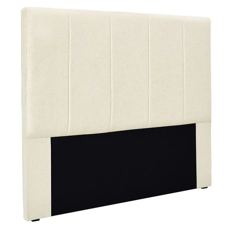 Cabeceira Decorativa Erza Casal 140cm No Estrado MDF-MDP Linho Gran Belo