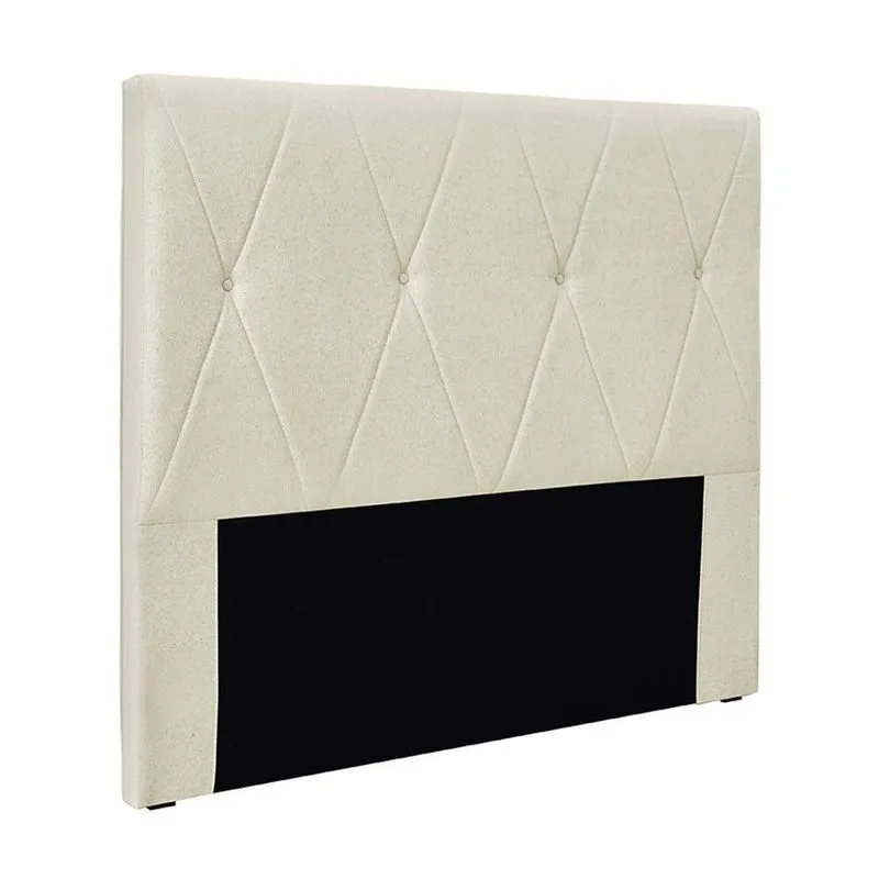 Cabeceira Decorativa Yves King Mdf-mdp Linho Natural Gran Belo