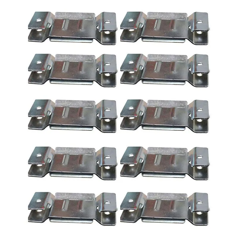 10 Pares de Conector de Encaixe para Móveis Sofá Cabeceira Painel Zincado G59