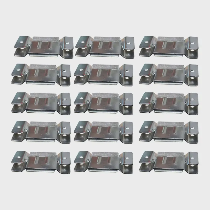 15 Pares de Conector de Encaixe para Móveis Sofá Cabeceira Painel Zincado G59