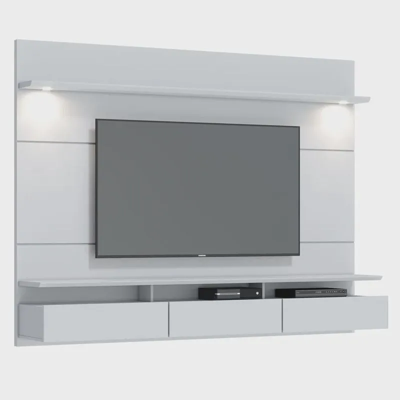 Home Suspenso Decorativo 218cm Callie Branco Acetinado G29 - Gran Belo