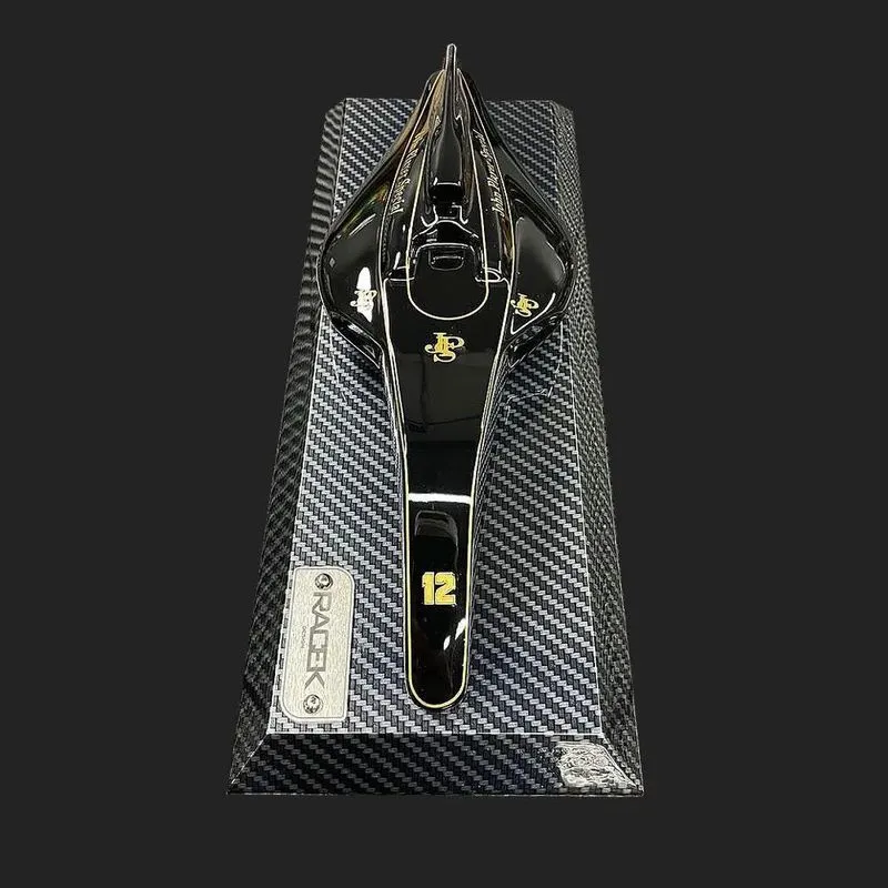 Miniatura Decorativa Mesa/Parede Carenagem Carro Fórmula 1 Lotus 98T Senna G53 - Gran Belo