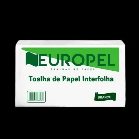 Papel Interfolha Branco 2 Dobras 19x20- Europel